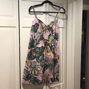 Jcrew Printed poplin cami dress